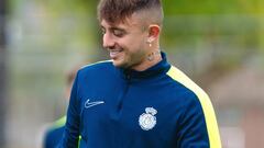 Maffeo, en una foto de archivo, en un entrenamiento con el Mallorca.