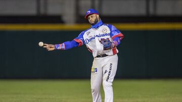 <br><br>

Robinson Cano de Aguilas Cibaenas durante el juego Federales de Chiriqui (PAN) vs Aguilas Cibaenas (DOM), Correspondiente a la Semifinal de la Serie del Caribe Mazatlan 2021, en el Estadio Teodoro Mariscal, el 05 de Febrero de 2021.