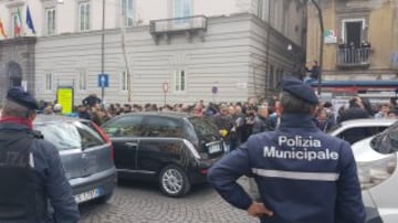 La expedición del Real Madrid ya está en Nápoles