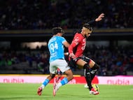 during the 1st round match between Cruz Azul and Atlas as part of the Liga BBVA MX, Torneo Apertura 2024 at Olimpico Universitario Stadium on January 11, 2024 in Mexico City, Mexico.