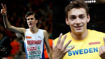 La revoluci車n europea la gu赤an Ingebrigtsen y Duplantis