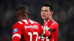 Hirving Lozano marca doble y asiste en el triunfo del PSV