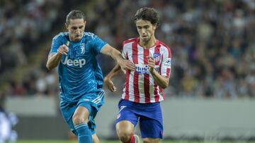 Jo&atilde;o F&eacute;lix, durante un partido contra la Juventus. 