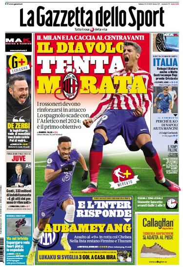 El Milan se lanza a por Morata