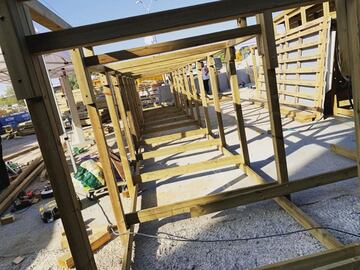 Así se construyó el skatepark outdoor de X-Madrid.