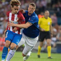 1x1 del Atlético: El Leicester no contuvo a un astuto Griezmann