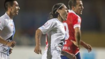 Hugo Droguett celebra su gol ante La Calera