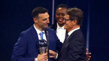 Argentina manager Lionel Scaloni, whose team won the World Cup in 2022, has won FIFA’s Best Men’s Coach award.