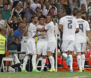 29/08/15 PARTIDO PRIMERA DIVISION 
REAL MADRID - BETIS 
 SEGUNDO GOL JAMES RODRIGUEZ LANZAMIENTO DE FALTA DIRECTA 2-0 ALEGRIA