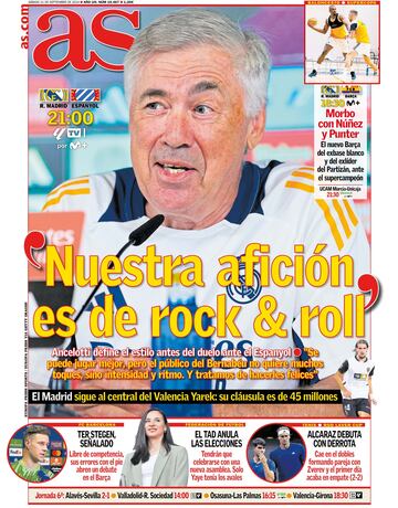 Las portadas de AS de septiembre