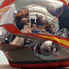 Sainz se sienta por primera vez en el McLaren de 2020