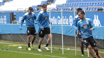 Entrenamiento Deportivo de La Coru&ntilde;a. noel, yeremay