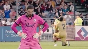 El equipo inglés ganó 0-3 en su visita al Crawley Town.