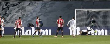 1-0. Toni Kroos marcó el primer gol.