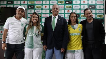 Atlético Nacional presenta su equipo femenino.