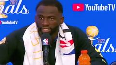 La respuesta viral de Draymond Green tras perder el tercer partido de las Finales