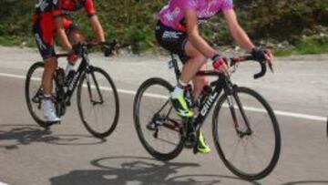 El australiano Cadel Evans durante la tercera etapa del Giro del Trentino, en la que venci&oacute;. 