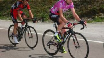 El australiano Cadel Evans durante la tercera etapa del Giro del Trentino, en la que venci&oacute;. 