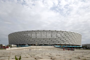 Bakú, preparada para su primer partido de la EURO