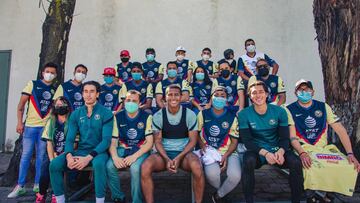 Am&eacute;rica recibi&oacute; a futbolistas de colectivos migrantes y LGTB+