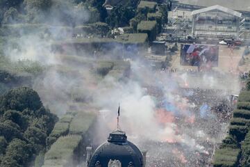 La Fan Zone de los parisinos.