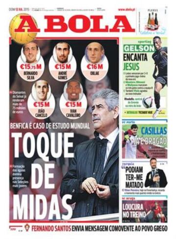 Portadas de la prensa deportiva