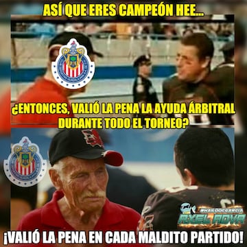 Los mejores memes del Campeonato de Chivas