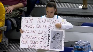 El detallazo de Campazzo con esta peque?a aficionada