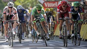 Peter Sagan pegó el último golpe de riñón para superar a Alexander Kristoff sobre la raya.