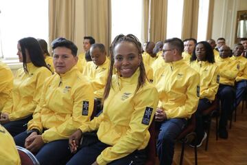 El Presidente de la República, Iván Duque, entregó el Pabellón Nacional a los deportistas de la delegación colombiana, encabezada por el boxeador Yuberjén Martínez, que estarán en los Juegos Panamericanos de Lima 2019, a llevarse a cabo del 26 de julio al 11 de agosto.