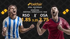 Real Sociedad vs. Osasuna: horario, dónde ver y pronósticos
