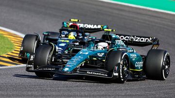 Fernando Alonso (Aston Martin AMR23). Suzuka, Japón. F1 2023.