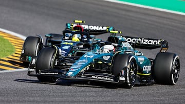 Fernando Alonso (Aston Martin AMR23). Suzuka, Japón. F1 2023.