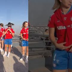 Las jugadoras del Bayern Femenil disfrutando el Mariachi Loco es lo que necesitas ver hoy