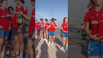 Las jugadoras del Bayern Femenil disfrutando el Mariachi Loco es lo que necesitas ver hoy