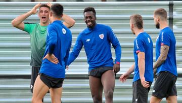 Williams, en el entrenamiento de ayer