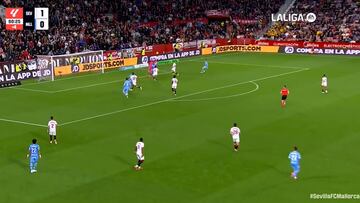 El error de Nyalnd en el 91′ que costó 2 puntos al Sevilla