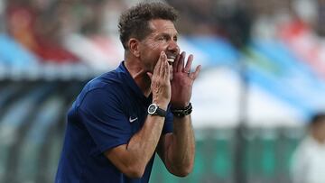 Simeone, durante el Team K League-Atlético.