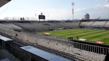 Así lució el Monumental en el regreso del fútbol chileno
