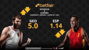 Georgia vs. España: horario, dónde ver, pronósticos y estadísticas