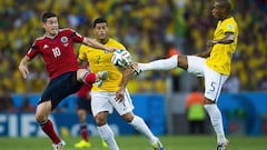 Fernandinho titular, James sufrió su juego fuerte en Brasil 2014