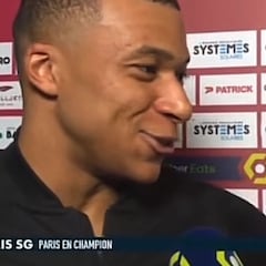 Escuchen el mensaje y miren cómo no se aguanta la sonrisa: Mbappé habla de lo que viene...