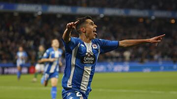 Diego Villares jugó un partidazo ante el Racing de Ferrol.