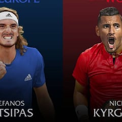 Kyrgios y Tsitsipas serán rivales en la Laver Cup de Ginebra