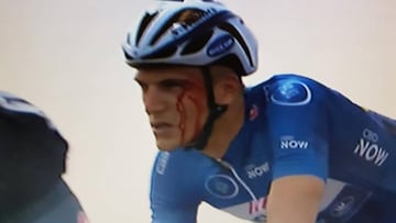 El director del Quick-Step, Patrick Lefevere, denunció en Instagram la agresión que recibió Marcel Kittel en el Tour de Dubai.