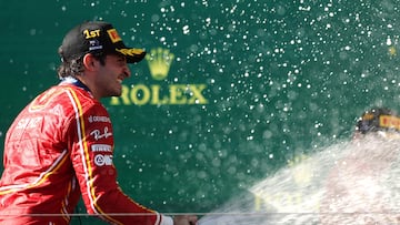 Carlos Sainz (Ferrari) gana el GP de Australia de F1 2024.