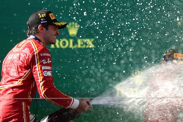 La victoria de Carlos Sainz en imágenes