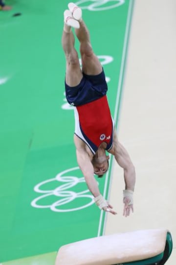 Tomás González no clasificó en Suelo pero sí lo está haciendo en Salto.