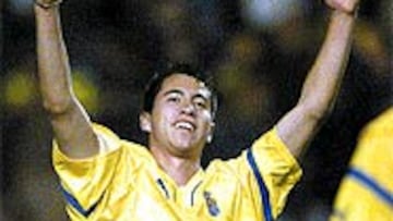 <b>ESTÁ DESEANDO VESTIRSE DE ROJIBLANCO</B>. El jugador canario espera que hoy le comuniquen oficialmente que es jugador rojiblanco y poder hacer las maletas para emprender viaje a Madrid.