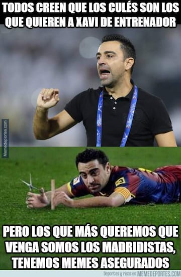 Xavi, el Barça... Los memes más divertidos de la jornada